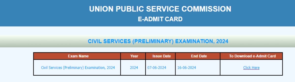 UPSC Prelims Exam Date is 16 June 2024