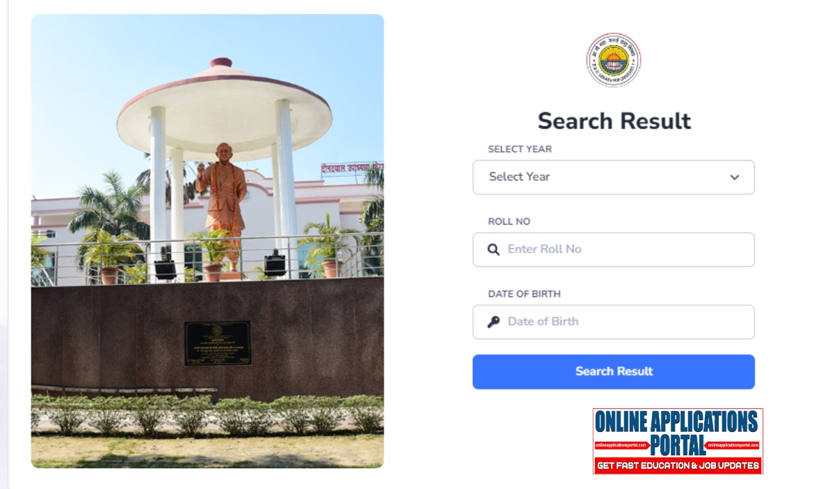 DDU Gorakhpur University Result 2024 Link OUT